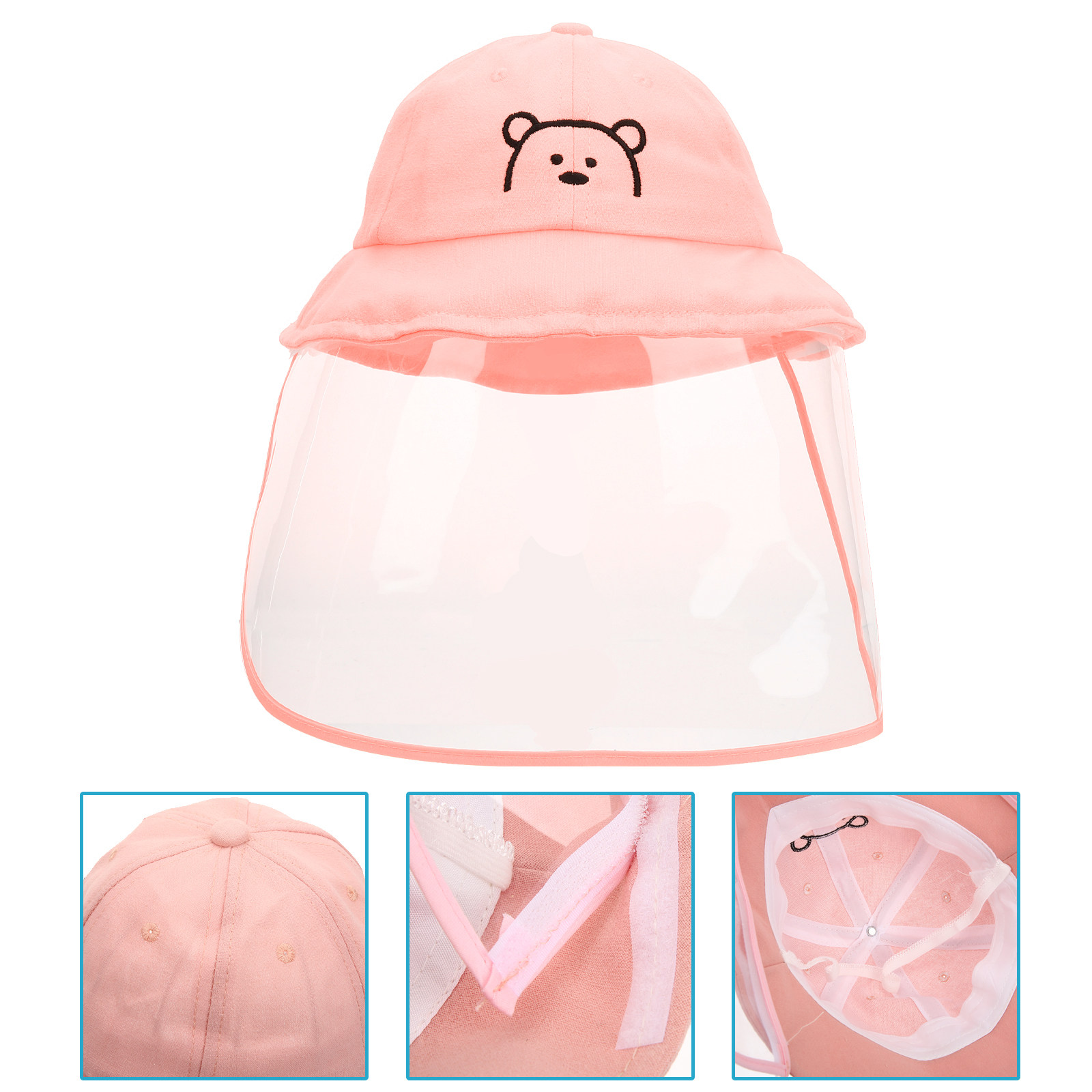 Pink Kids Bucket Hat for Girls - Sun Hat Wide Brim recension och pris